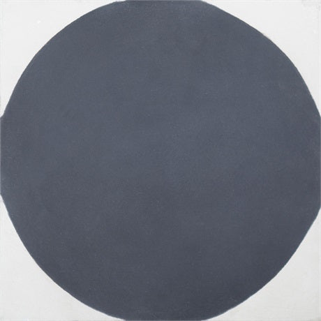 Commune Black Circle Cement Tile
